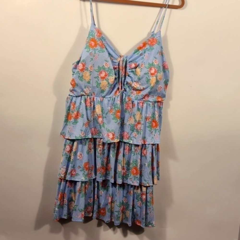 No boundaries flirty floral blue dress Size 3XL - Picture 12 of 12